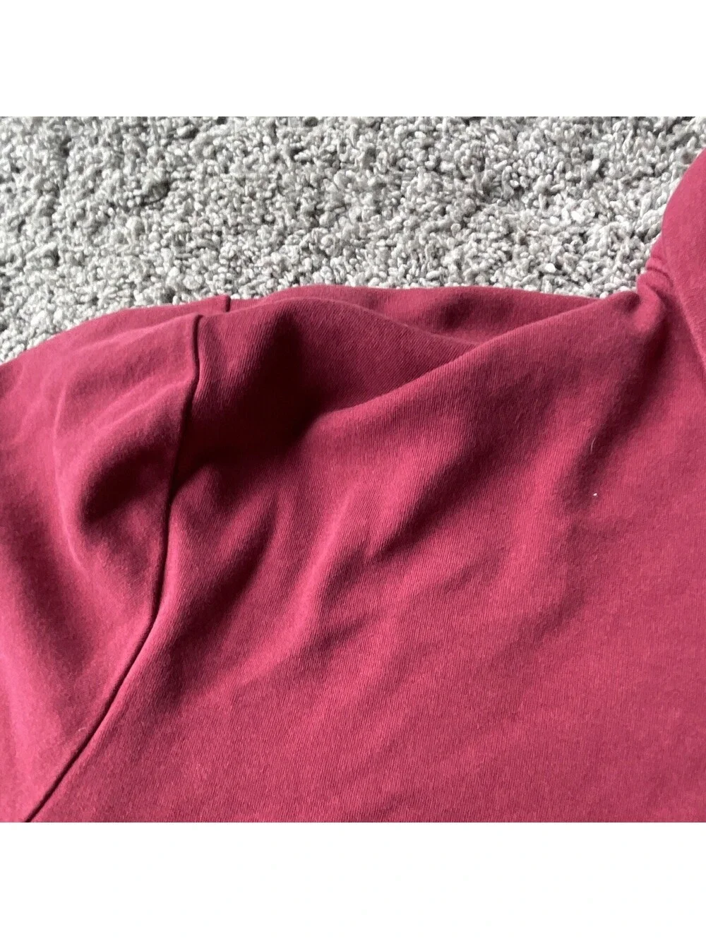 Banana Republic Men's XL Polo Burgundy Solid Short Sleeve Logo Button
